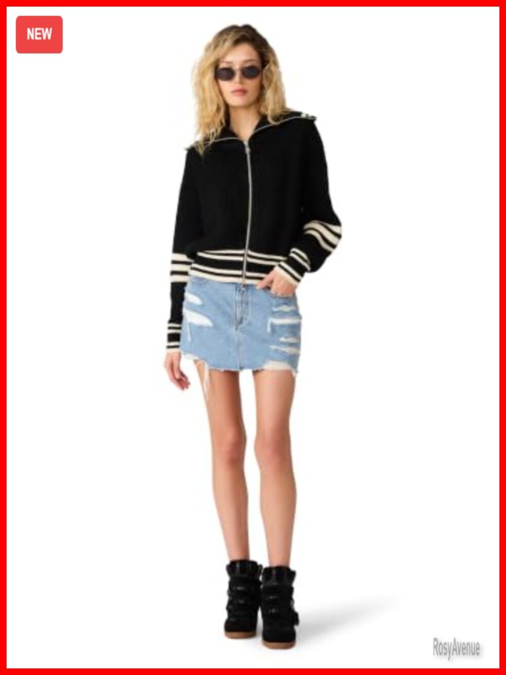 Dara Collared Neck Long Sleeve Pullover Sweater